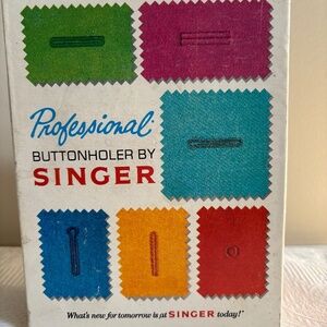 Singer Buttonholder for Slant-Needle Zig-Zag Sewing Machine